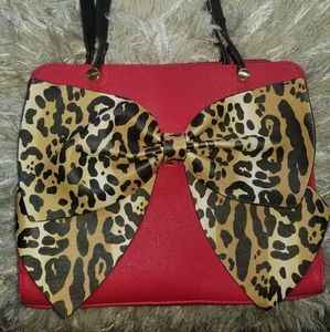 Betsey Johnson Leopard Purse
